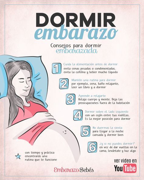 5 Tips para dormir mejor durante el embarazo