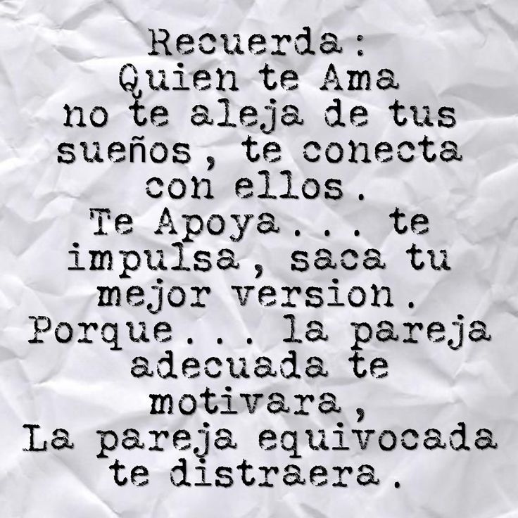 ¿Amas a alguien que no apoya tus sueños? Descubre por qué aquí