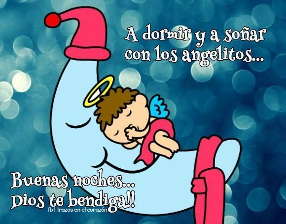 Angelito bebe te desea buenas noches, ¡dulces sueños!