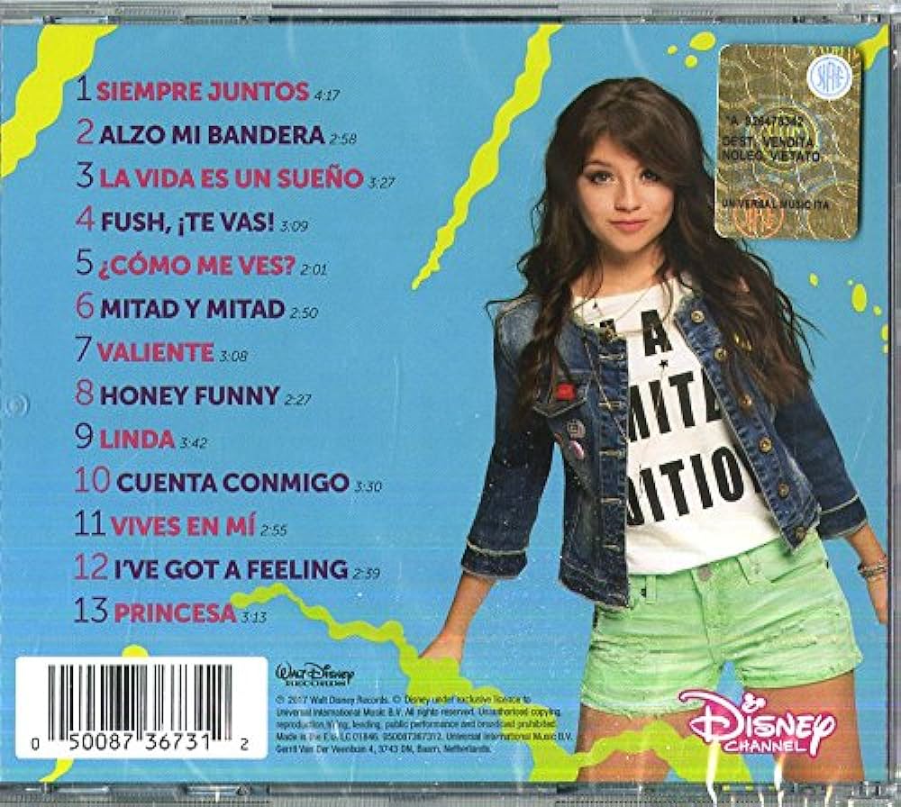 ¡Baila sin parar! La vida es un sueño disco de Soy Luna - Lista