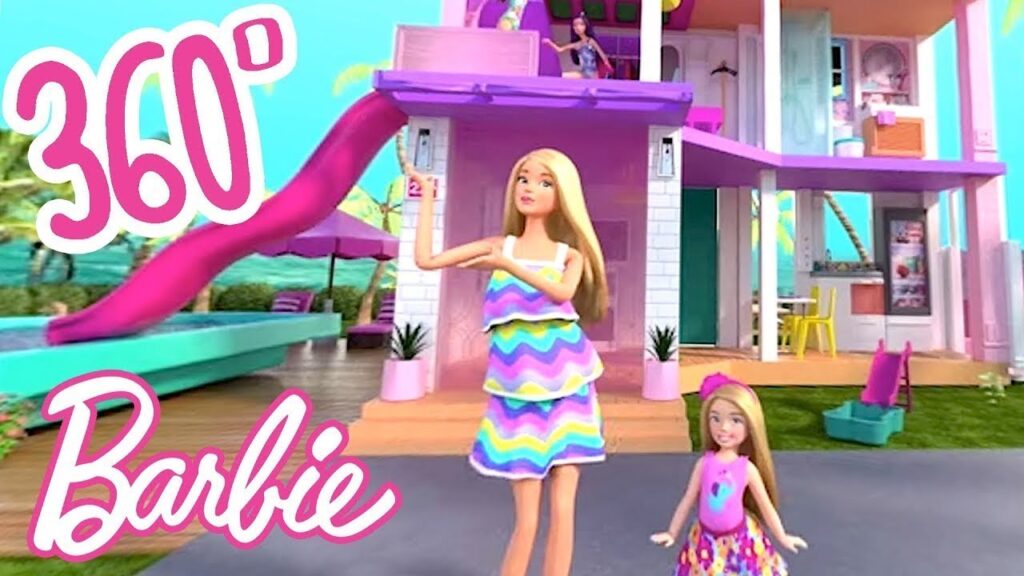 Barbie en su casa de ensueño: ¡diviértete con sus caricaturas!