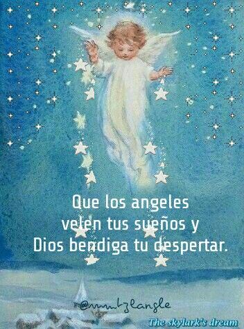 Buenas noches: Ángeles de Dios cuidan tu sueño