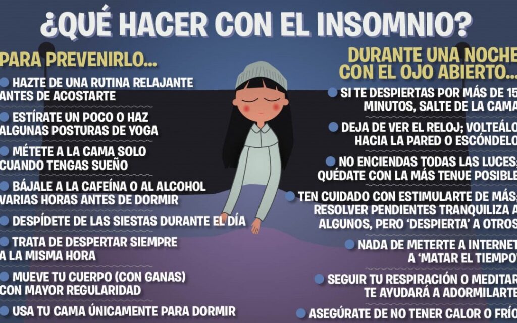 ¿Cansado todo el tiempo? Descubre cómo combatir el insomnio