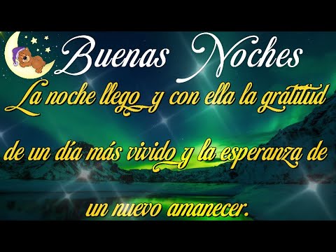 Clip de buenas noches: ¡Dulces sueños y felices pensamientos!