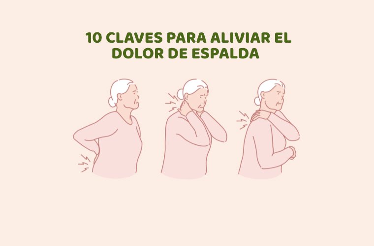 Combate el cansancio y dolor de espalda con estos consejos