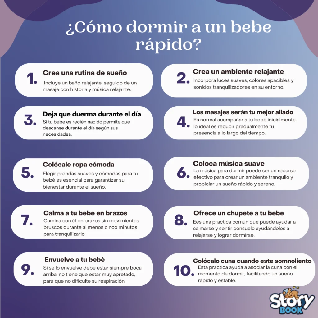 Consejos efectivos para que tu bebé duerma plácidamente