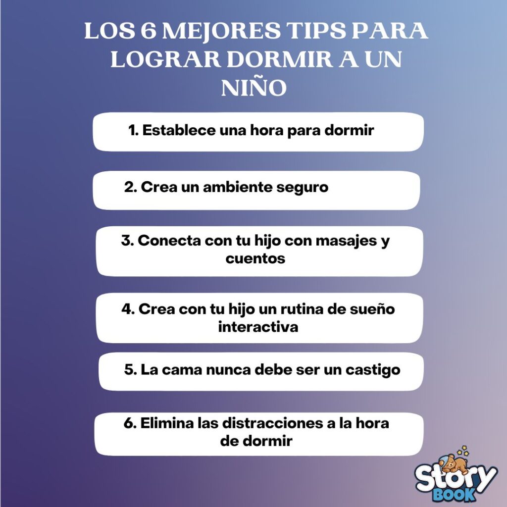 Consejos para dormir mejor: Ayuda a tu hijo a conciliar el sueño