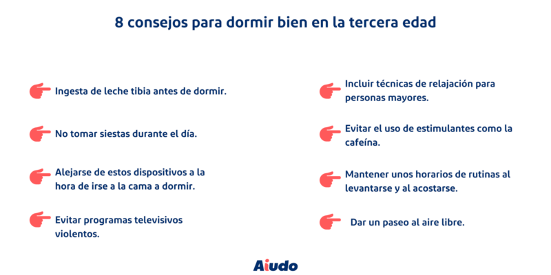 Consejos para dormir mejor cuando cuidas a un anciano