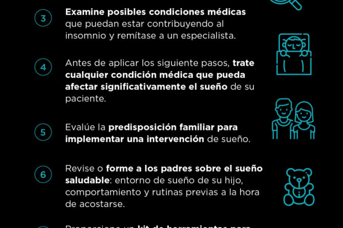 Consejos para tratar el trastorno del sueño en niños