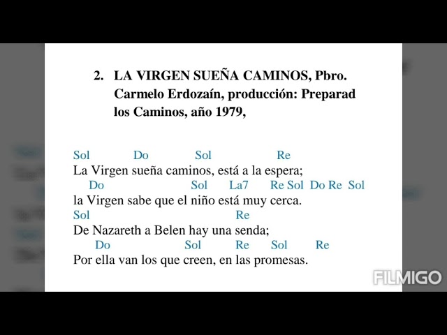 Coro Juvenil San José Artésano: La Virgen sueña caminos