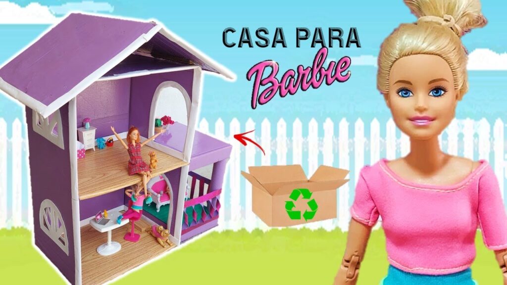 ¡Crea la casa de tus sueños con la plantilla de cajas de muñecas Barbie!