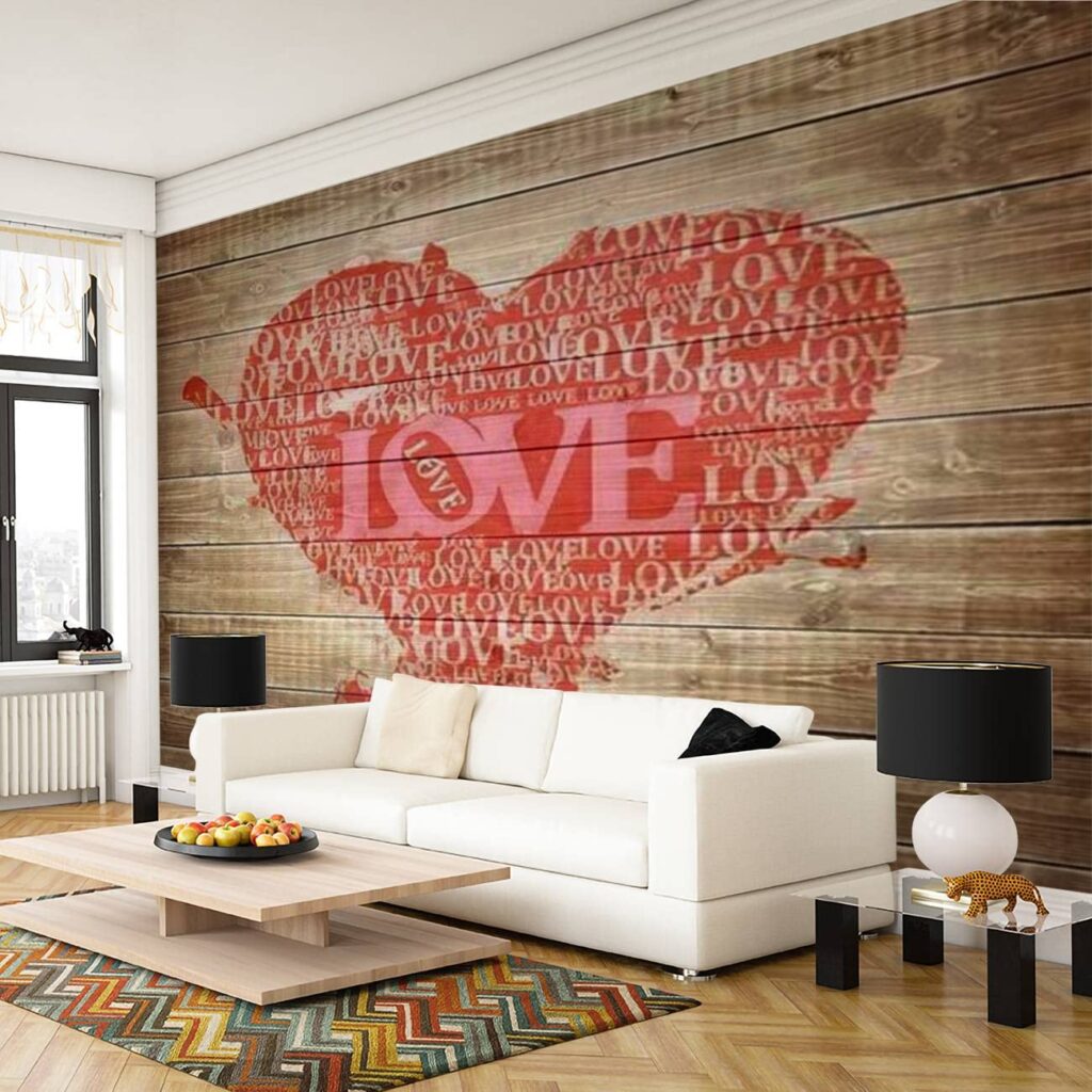 Decora tus paredes con amor: papel pintado para seguir tus sueños