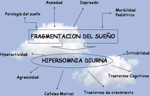 Descubre cómo se desarrolla un trastorno del sueño en este esquema