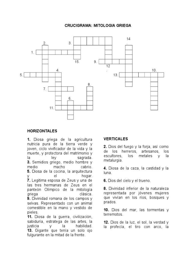 Descubre el misterio del Dios de los Sueños en el crucigrama griego