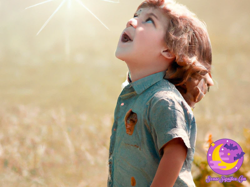 Descubre el significado de soñar con un niño rubio y su chupete