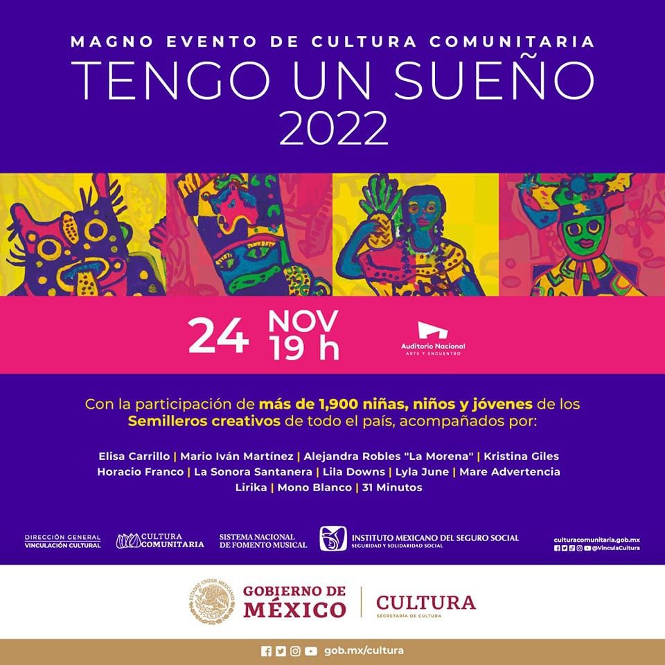 Descubre la temática del evento multidisciplinario ¡Tengo un sueño!