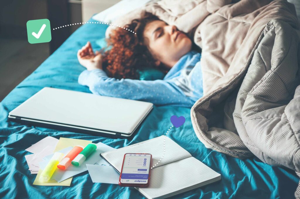 Descubre por qué te cuesta dormir antes de un examen