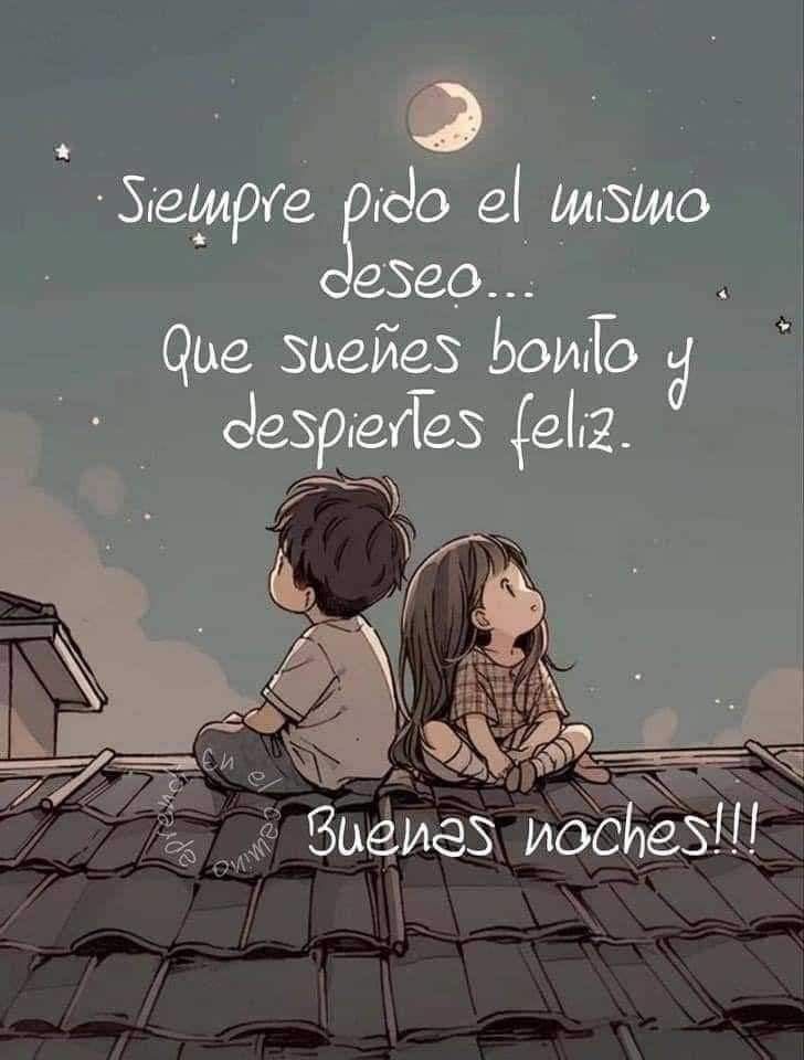 Despídete del día con una sonrisa: ¡Hasta mañana y dulces sueños!