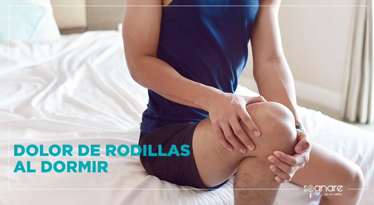 Dolor en rodilla impide mi descanso nocturno ¿Qué puedo hacer?