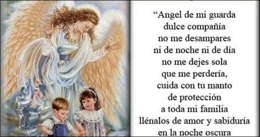 Dulces sueños bajo la protección de tu ángel de la guarda