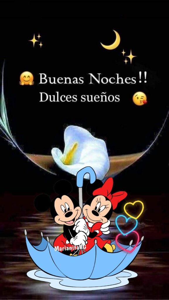 Dulces sueños con Minnie Mouse: Imágenes con frases encantadoras