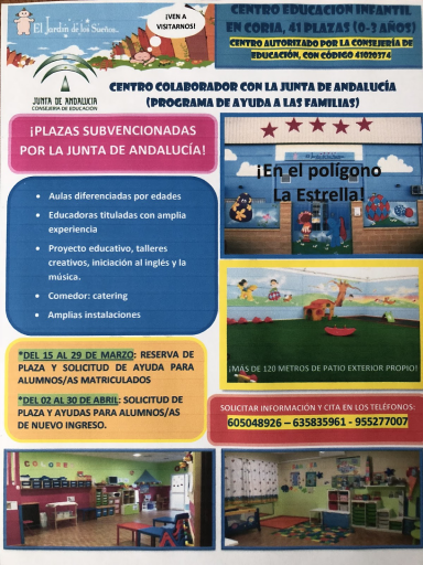 El Jardín de los Sueños: la mejor escuela infantil en Coria del Río