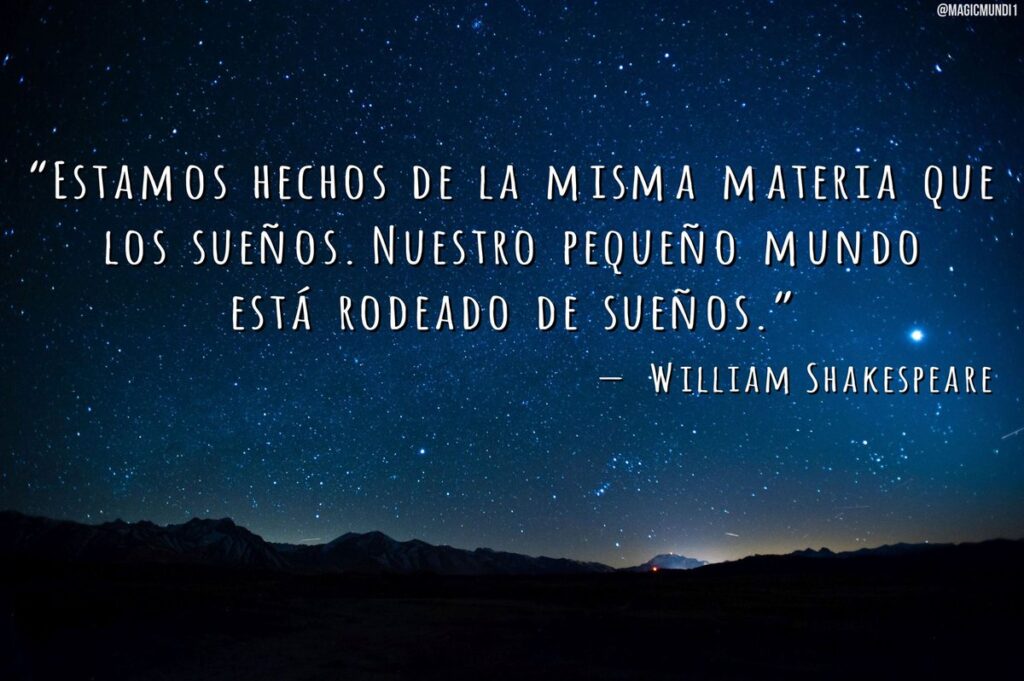 El material de los sueños: descubre la frase que lo define