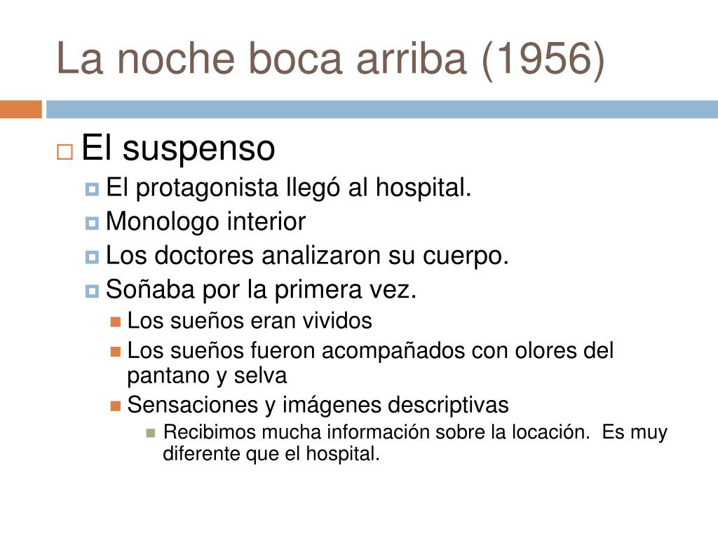 El misterioso sueño del protagonista en 'La noche boca arriba'