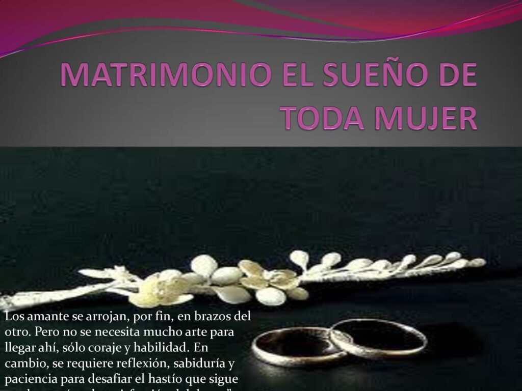 El mito del matrimonio: el sueño de toda mujer ¿realidad o ficción?