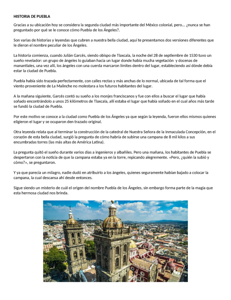 El origen de Puebla: descubre quién soñó con su construcción