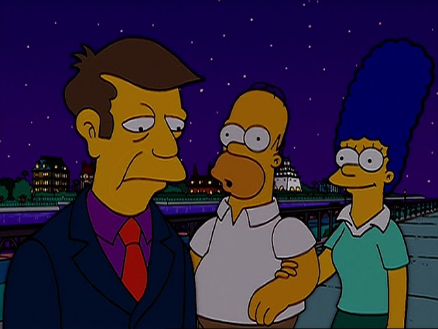 El oscuro mundo de Enron en Los Simpson: sueños rotos