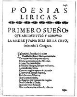 El primer sueño de Sor Juana Inés: una obra literaria excepcional