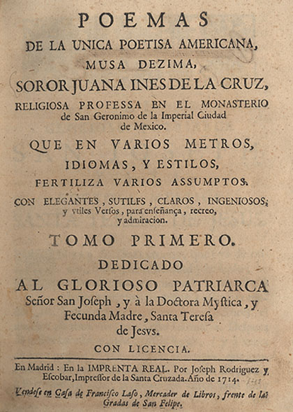 El primer sueño de Sor Juana: un fragmento poético