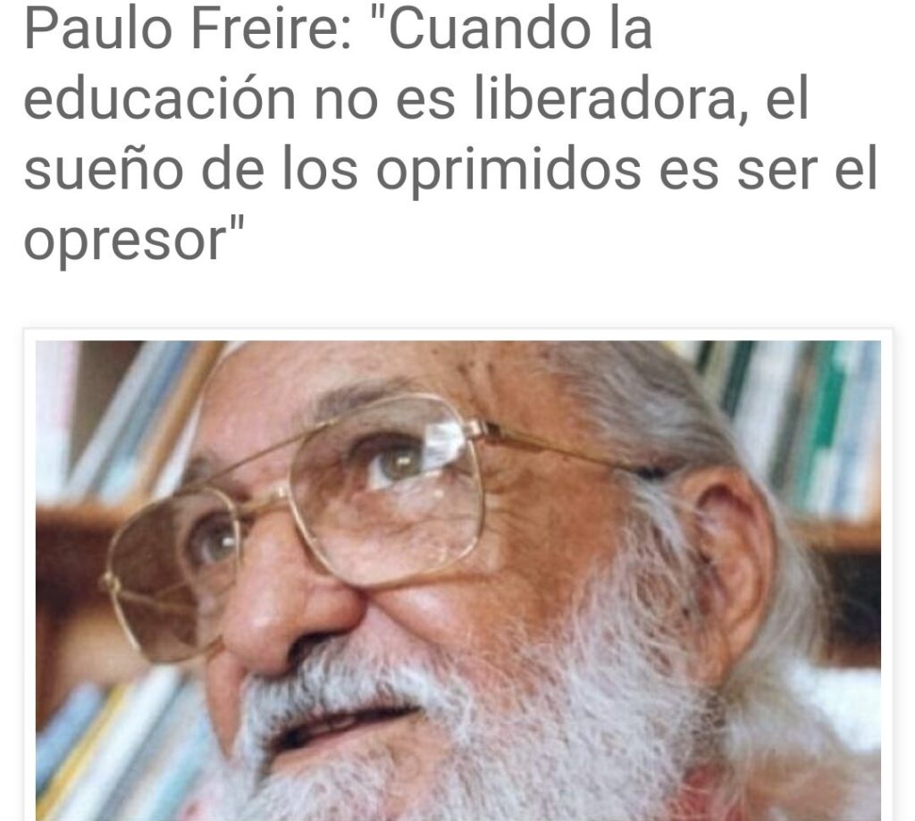 El sueño del oprimido: ser el opresor. ¿Realidad o ficción?