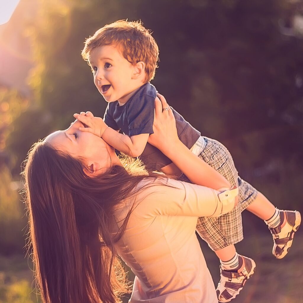 El sueño perfecto: dos hijos pequeños juntos