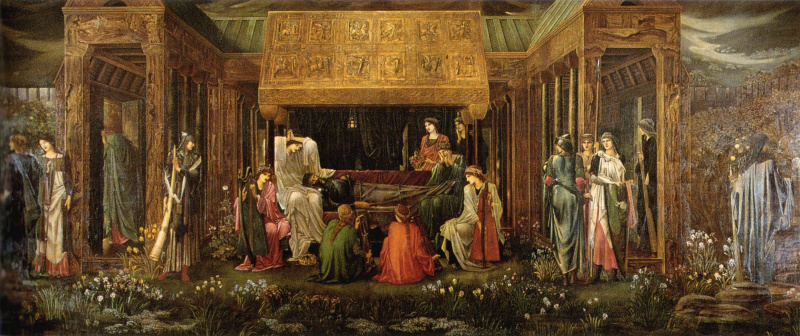 El último sueño de Arturo en Avalon: la obra maestra de Burne-Jones