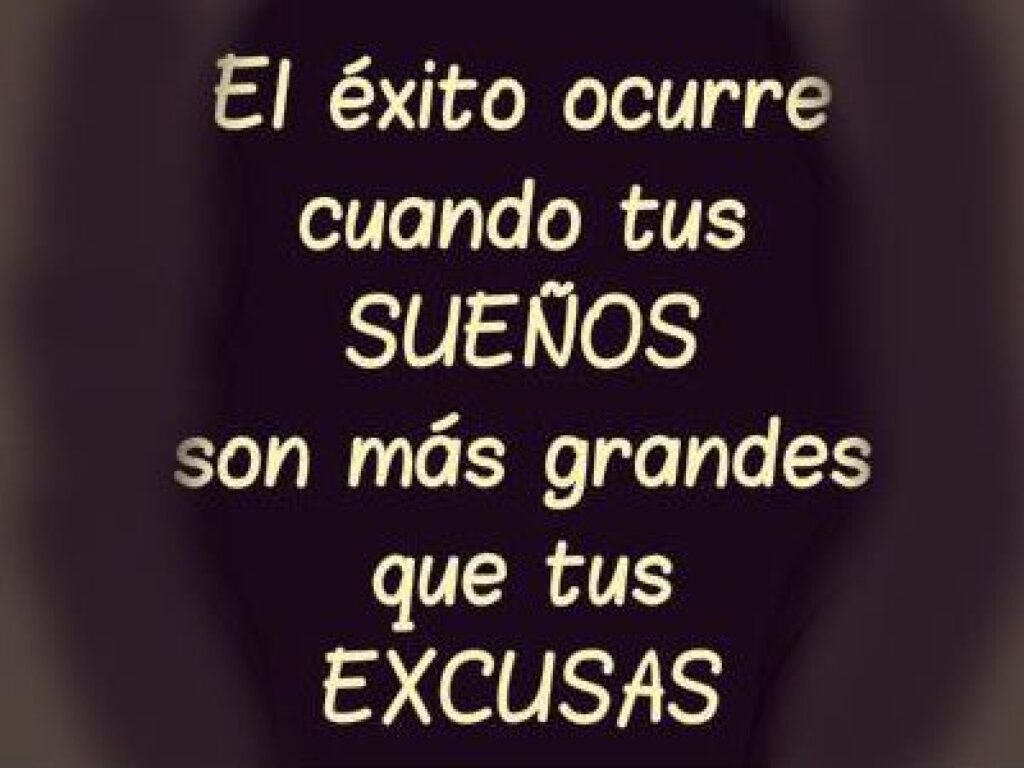 Elimina lo malo y cumple tu sueño: ¡Adiós a las excusas!