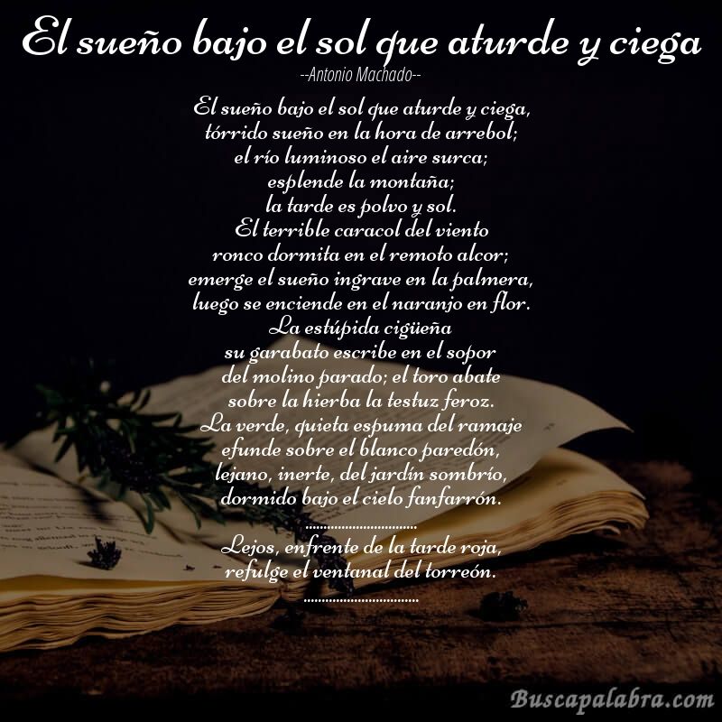 Escucha los poemas de los sueños de Antonio Machado