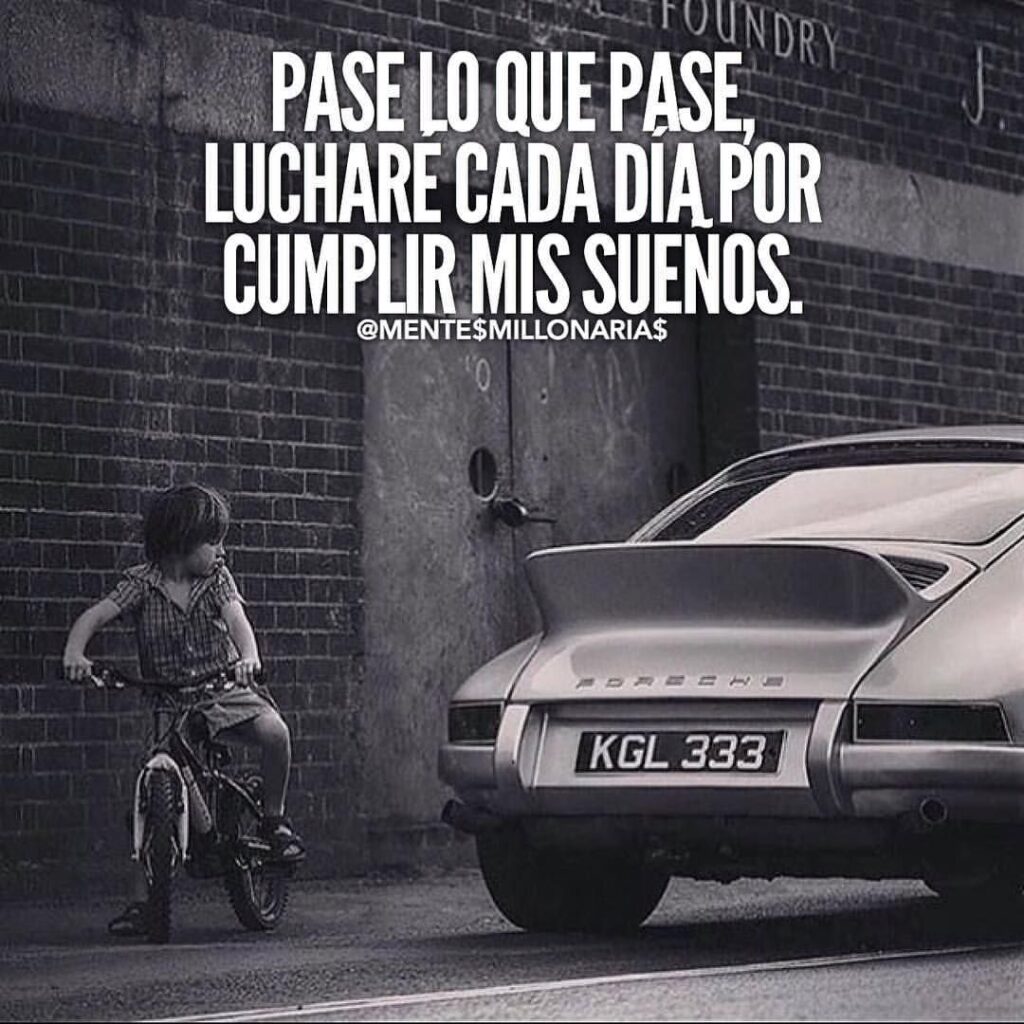 Frases de sueños en cada coche que ves