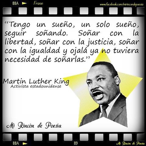 Frases inspiradoras de Martin Luther King en 'Tengo un sueño'