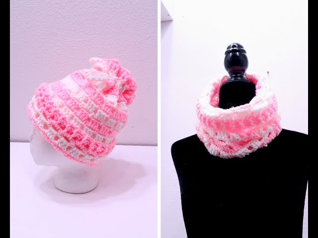 Gorro bufanda en crochet para niña: Tejiendo sueños