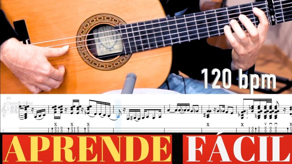 Granada: aprende a tocarla fácilmente en guitarra con esta partitura