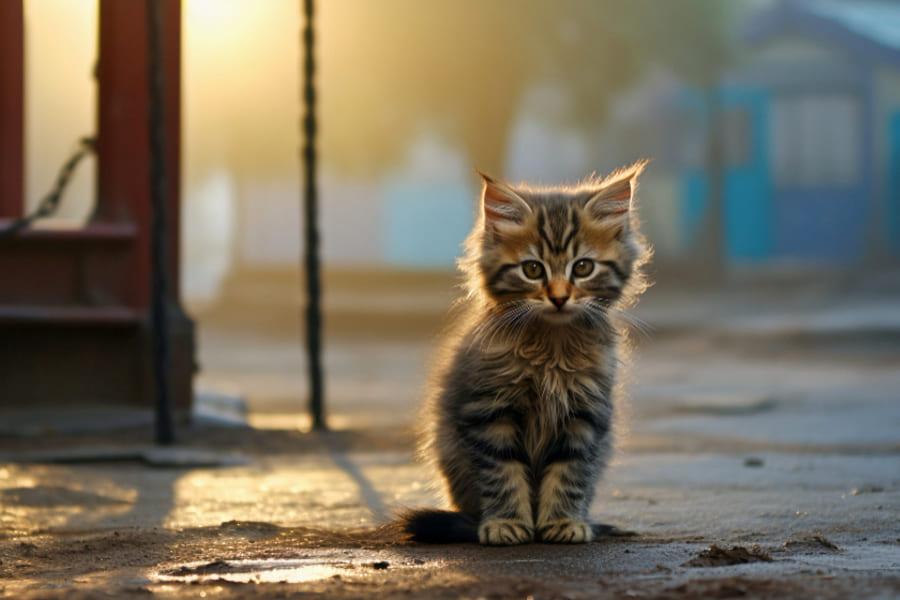 La angustia de una madre gata: ¡le robaron a su hija!