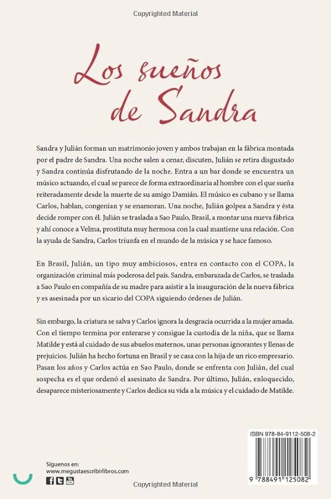 La noche de tus sueños de Sandra: Una historia sorprendente