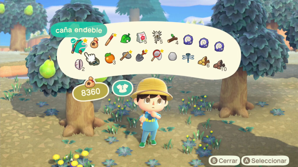¡Lleva tus objetos favoritos en Animal Crossing!