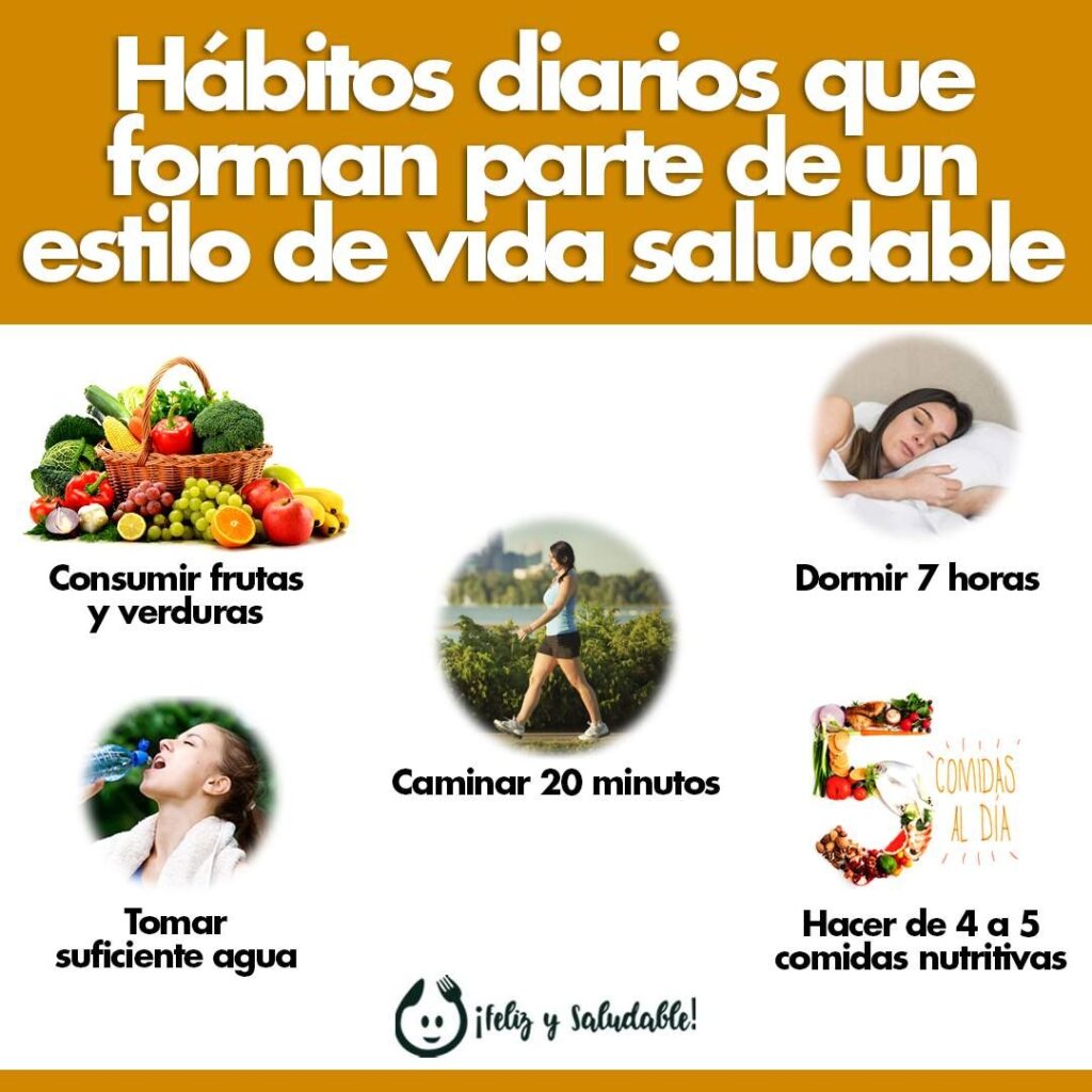 Logra una vida saludable con estos hábitos diarios