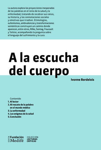 Los sonidos del cuerpo: ¿qué escuchamos antes de enfermar?