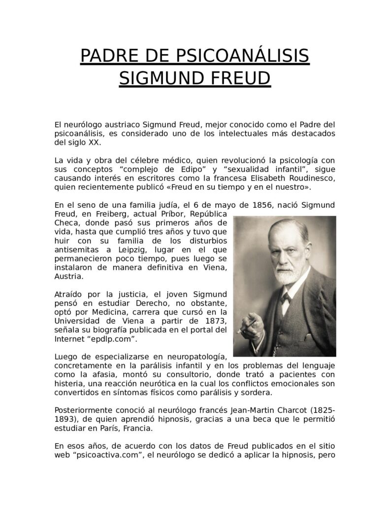 Los sueños de Freud: la biografía del padre del psicoanálisis