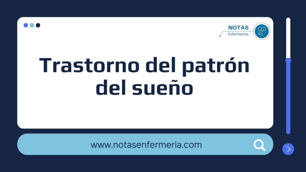 NIC efectivos para tratar el trastorno del patrón del sueño en Nanda