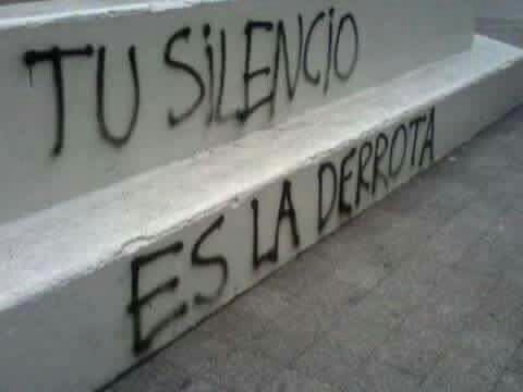 No te rindas: Graffiti, solo el silencio es derrota